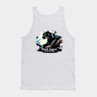 Black Jaguar - WILD NATURE - JAGUAR -4 Tank Top